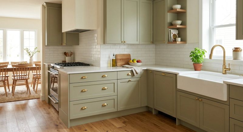 Cherry Cabinet Refacing in Carmel, IN