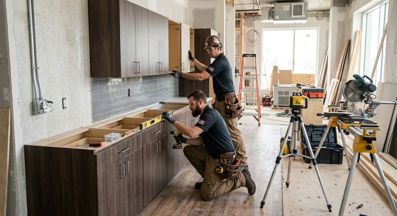 Pine Cabinets Installation in Muncie, IN
